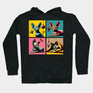 Sphynx Pop Art - Cute Kitties Hoodie